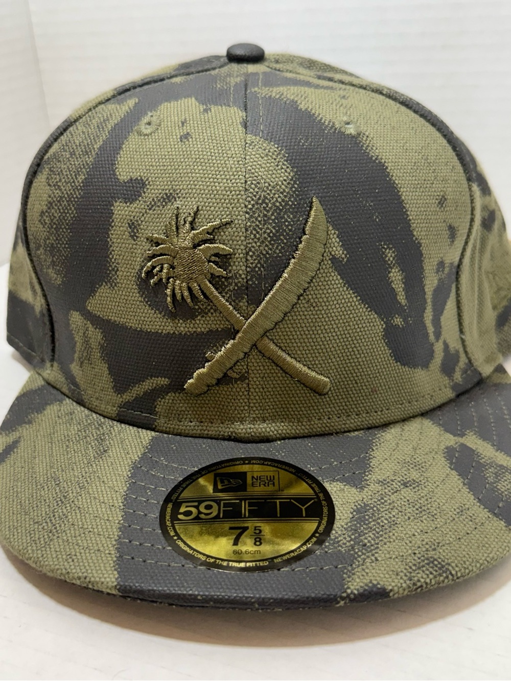 Us Versus Them Crosscut Logo New Era 59fifty  ‘Camo’ Streetwear Brand LA